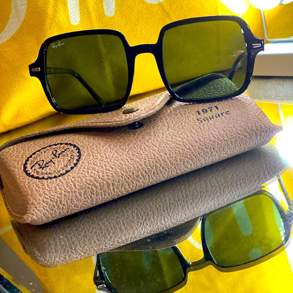 Black Ray-Ban sunglasses